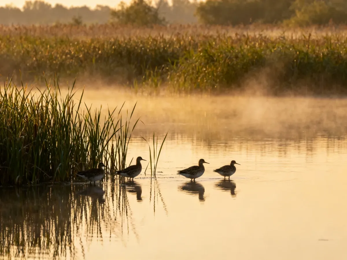 Birds and wetlands at the Milicz Ponds