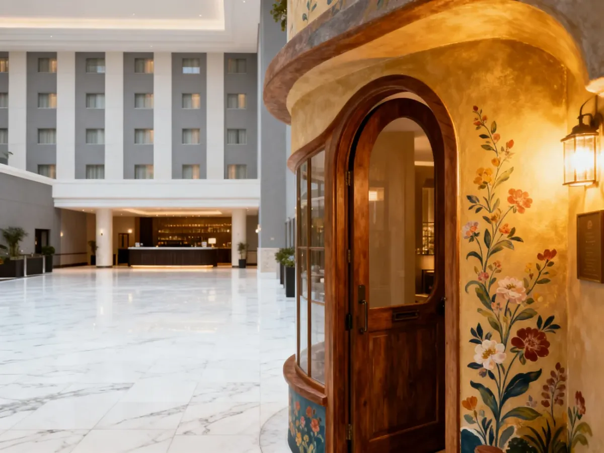 Porównanie kameralnego hotelu butikowego z dużym hotelem sieciowym